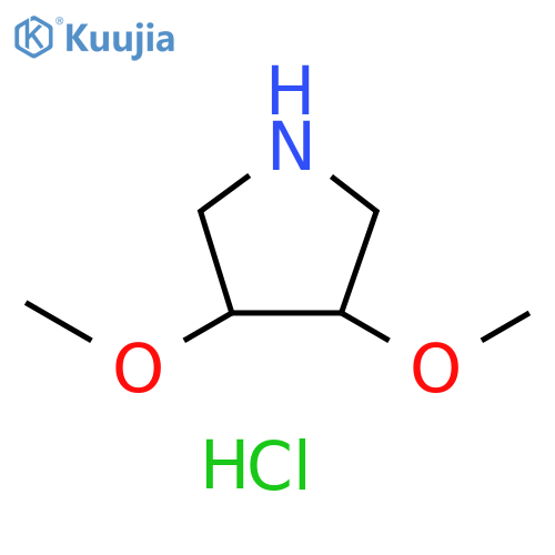 3,4-dimethoxypyrrolidine hydrochloride structure