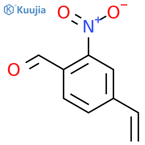 Benzaldehyde, 4-ethenyl-2-nitro- structure