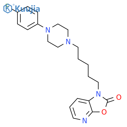 Oxazolo[5,4-b]pyridin-2(1H)-one,1-[5-[4-(4-fluorophenyl)-1-piperazinyl]pentyl]- structure