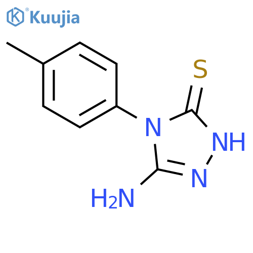 3H-1,2,4-Triazole-3-thione, 5-amino-2,4-dihydro-4-(4-methylphenyl)- structure