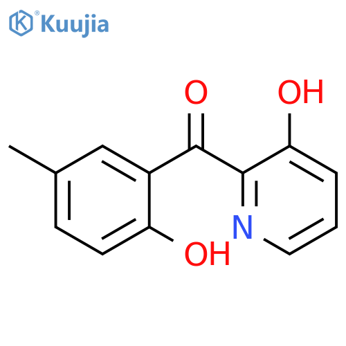 Methanone, (2-hydroxy-5-methylphenyl)(3-hydroxy-2-pyridinyl)- structure
