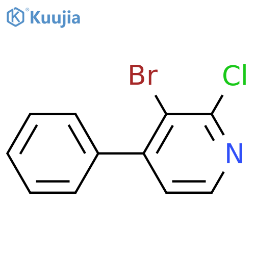 3-Bromo-4-phenyl-2-chloropyridine structure