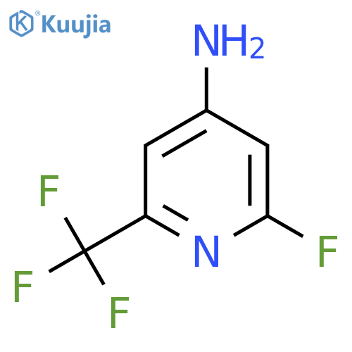 4-Amino-2-fluoro-6-(trifluoromethyl)pyridine structure