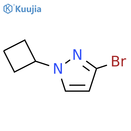 3-BROMO-1-CYCLOBUTYL-1H-PYRAZOLE structure