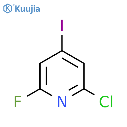 2-Chloro-6-fluoro-4-iodopyridine structure