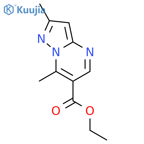 ethyl 2,7-dimethylpyrazolo1,5-apyrimidine-6-carboxylate structure