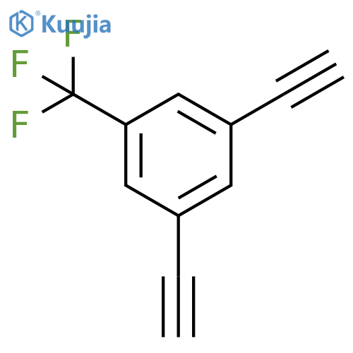 1,3-Diethynyl-5-(trifluoromethyl)benzene structure