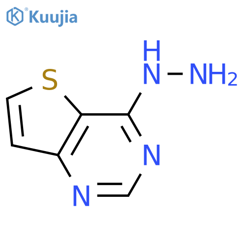 thieno3,2-dpyrimidin-4-ylhydrazine structure