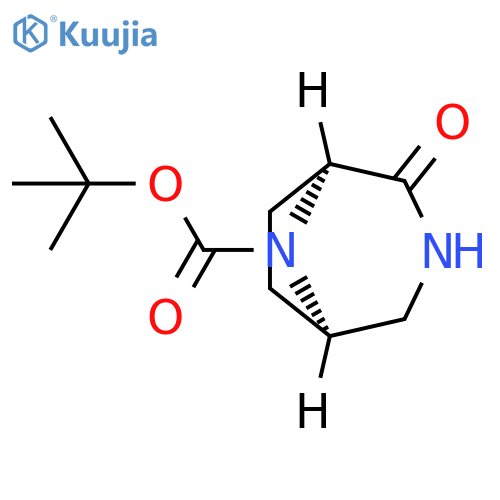 tert-butyl (1S,5R)-2-oxo-3,8-diazabicyclo3.2.1octane-8-carboxylate structure