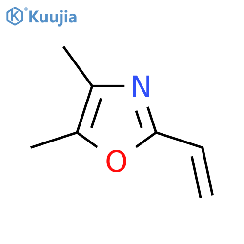 2-ethenyl-4,5-dimethyl-1,3-oxazole structure