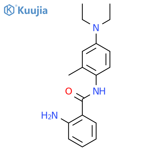2-Amino-N-(4-(diethylamino)-2-methylphenyl)benzamide structure