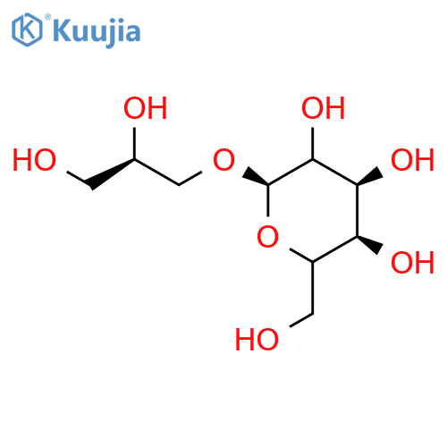(2R)-Glycerol-O-β-D-galactopyranoside structure