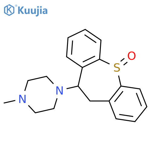 Piperazine,1-(10,11-dihydro-5-oxidodibenzo[b,f]thiepin-10-yl)-4-methyl- structure