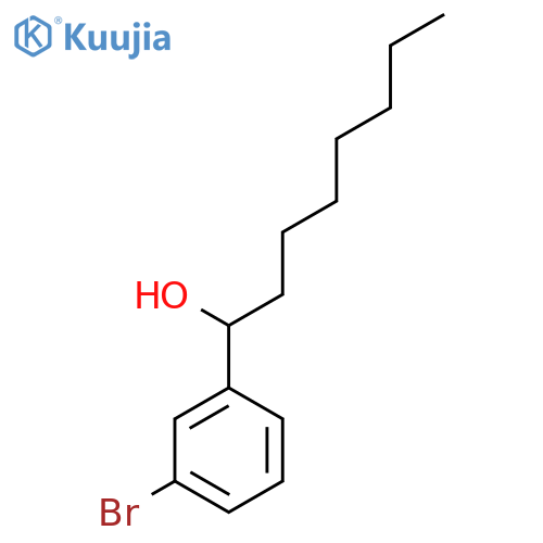 1-(3-Bromophenyl)octanol structure