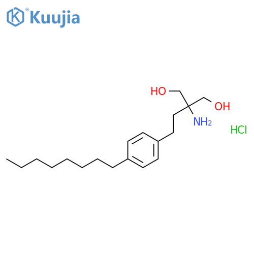 Fingolimod hydrochloride structure