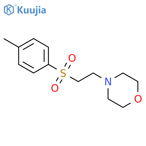 Morpholine,4-[2-[(4-methylphenyl)sulfonyl]ethyl]- structure