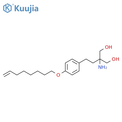 1,3-Propanediol, 2-amino-2-[2-[4-(7-octenyloxy)phenyl]ethyl]- structure