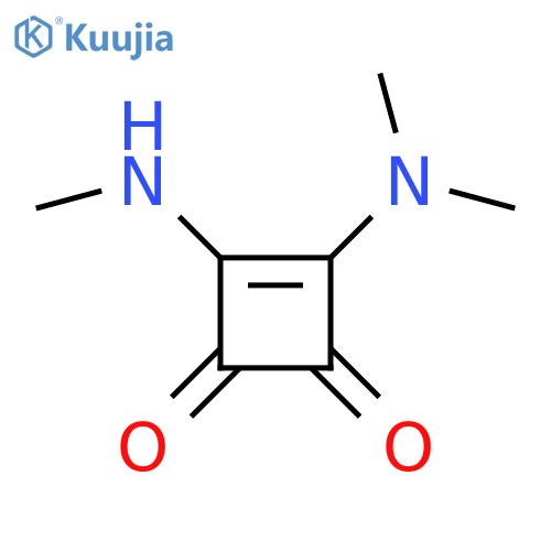 3-(dimethylamino)-4-(methylamino)cyclobut-3-ene-1,2-dione structure