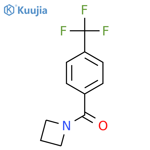 1-[4-(Trifluoromethyl)benzoyl]azetidine structure