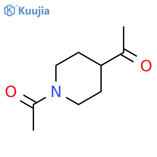 1-(4-ACETYLPIPERIDINO)ETHAN-1-ONE structure
