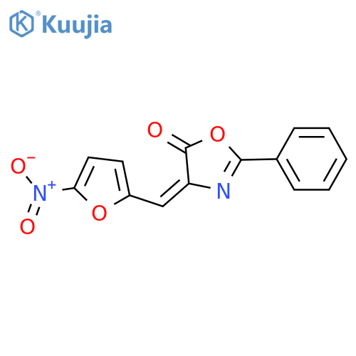 5(4H)-Oxazolone, 4-[(5-nitro-2-furanyl)methylene]-2-phenyl- structure