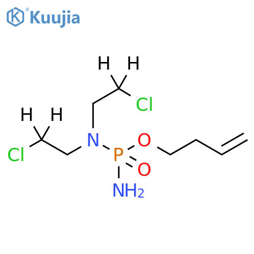 3-BUTENYL N,N-BIS(2-CHLOROETHYL-D2)PHOSPHORODIAMIDATE structure