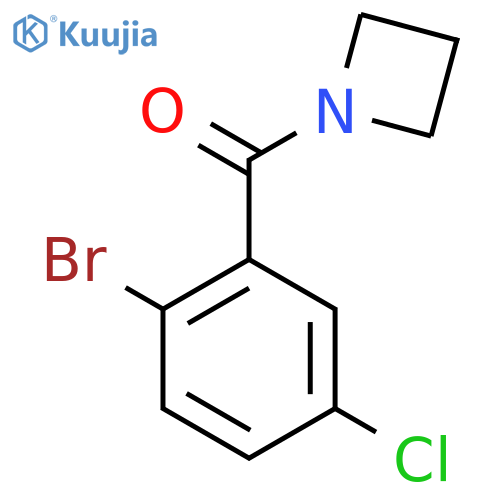 Azetidin-1-yl(2-bromo-5-chlorophenyl)methanone structure