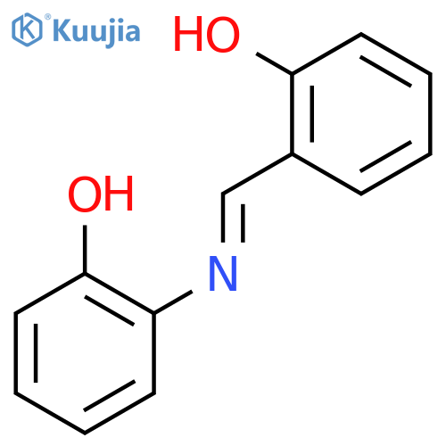 2-{(2-hydroxyphenyl)iminomethyl}phenol structure