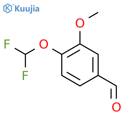 4-(Difluoromethoxy)-3-methoxybenzaldehyde structure