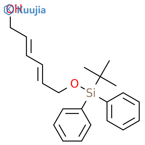 6-{[tert-Butyl(diphenyl)silyl]oxy}hexa-2,4-dien-1-ol structure