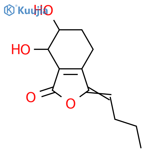 3-Butylidene-1(3H)-isobenzofuranone; (E)-form, 4,5,6,7-Tetrahydro, 6R*,7R*-dihydroxy structure