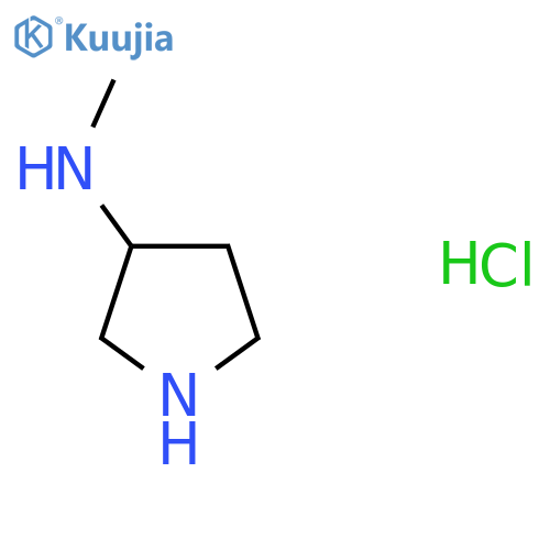 N-Methylpyrrolidin-3-amine hydrochloride structure