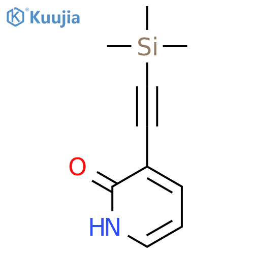 3-((Trimethylsilyl)ethynyl)pyridin-2-ol structure