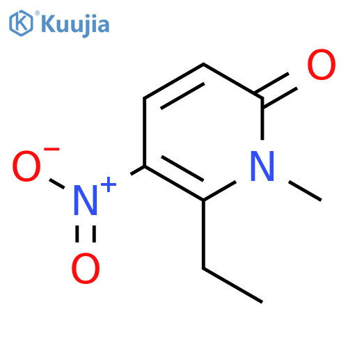6-Ethyl-1-methyl-5-nitropyridin-2(1H)-one structure