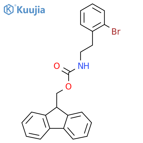 (9H-Fluoren-9-yl)methyl 2-bromophenethylcarbamate structure