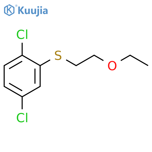 2,5-Dichlorophenyl 2-ethoxyethylsulfide structure
