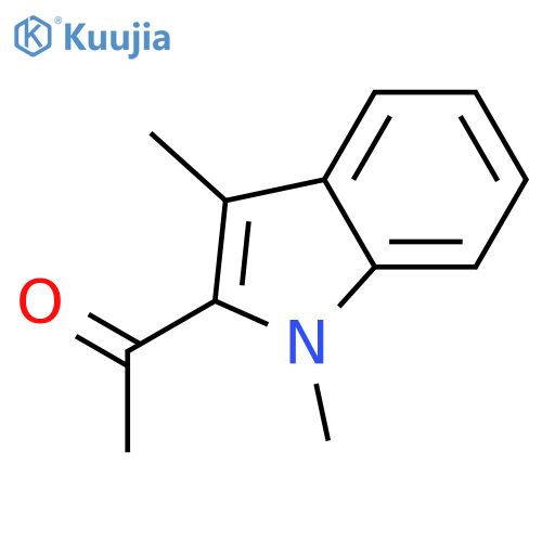 1-(1,3-dimethyl-1H-indol-2-yl)-Ethanone structure