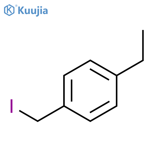Benzene, 1-ethyl-4-(iodomethyl)- structure