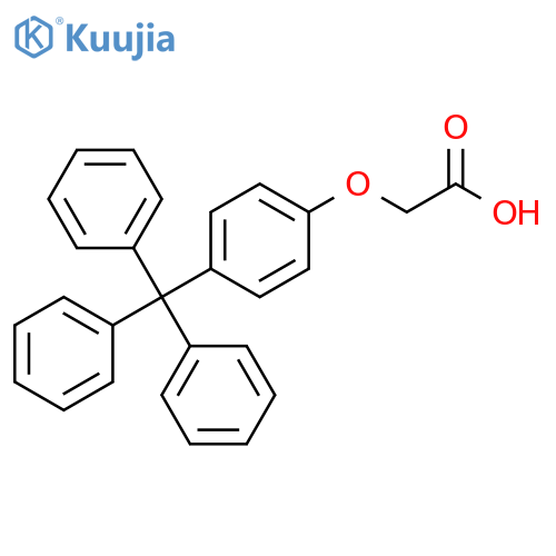 Acetic acid, 2-[4-(triphenylmethyl)phenoxy]- structure