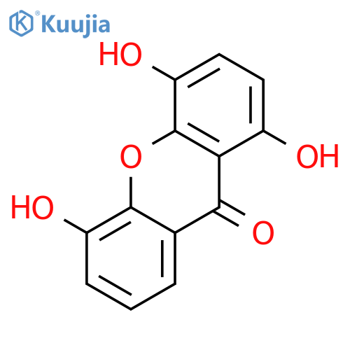 9H-Xanthen-9-one,1,4,5-trihydroxy- structure