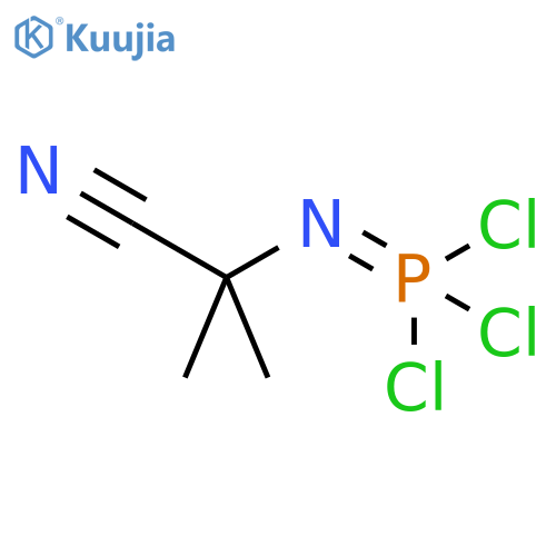 Phosphorimidic trichloride, (1-cyano-1-methylethyl)- structure