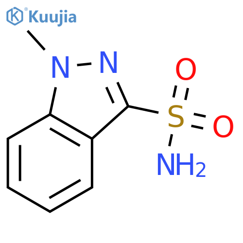 1-methyl-1H-indazole-3-sulfonamide structure