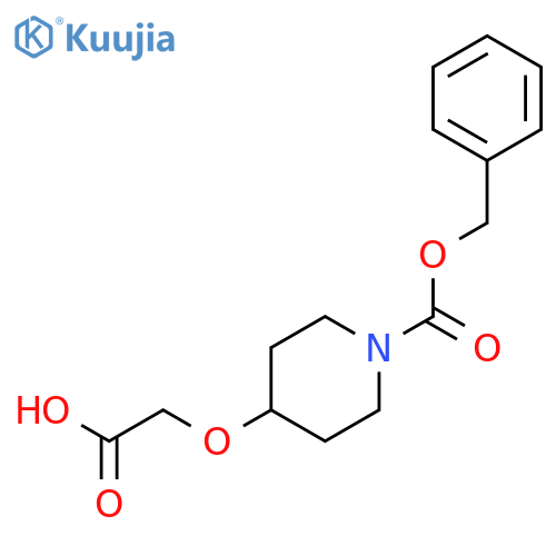 2-(1-Cbz-piperidin-4-yloxy)acetic Acid structure
