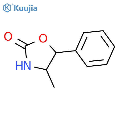 (4S,5R)-4-methyl-5-phenyl-1,3-oxazolidin-2-one structure