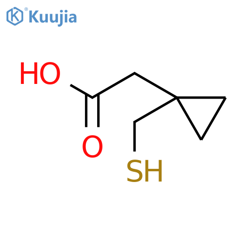 1-(Mercaptomethyl)cyclopropaneacetic Acid structure