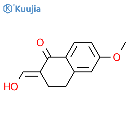 1(2H)-Naphthalenone,3,4-dihydro-2-(hydroxymethylene)-6-methoxy- structure