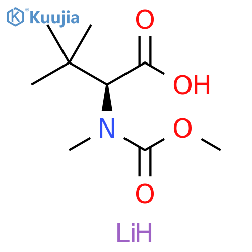 L-Valine, N-(methoxycarbonyl)-N,3-dimethyl-, lithium salt (9CI) structure
