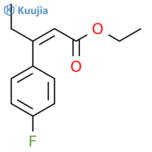 ethyl (2Z)-3-(4-fluorophenyl)pent-2-enoate structure
