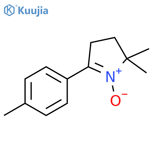 2,2-dimethyl-5-(4-methylphenyl)-3,4-dihydro-2H-pyrrol-1-ium-1-olate structure