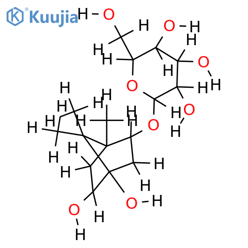 2-O-beta-D-Glucopyranoside-(1S,2R,4R,5S)-2,4,5-Bornanetriol structure